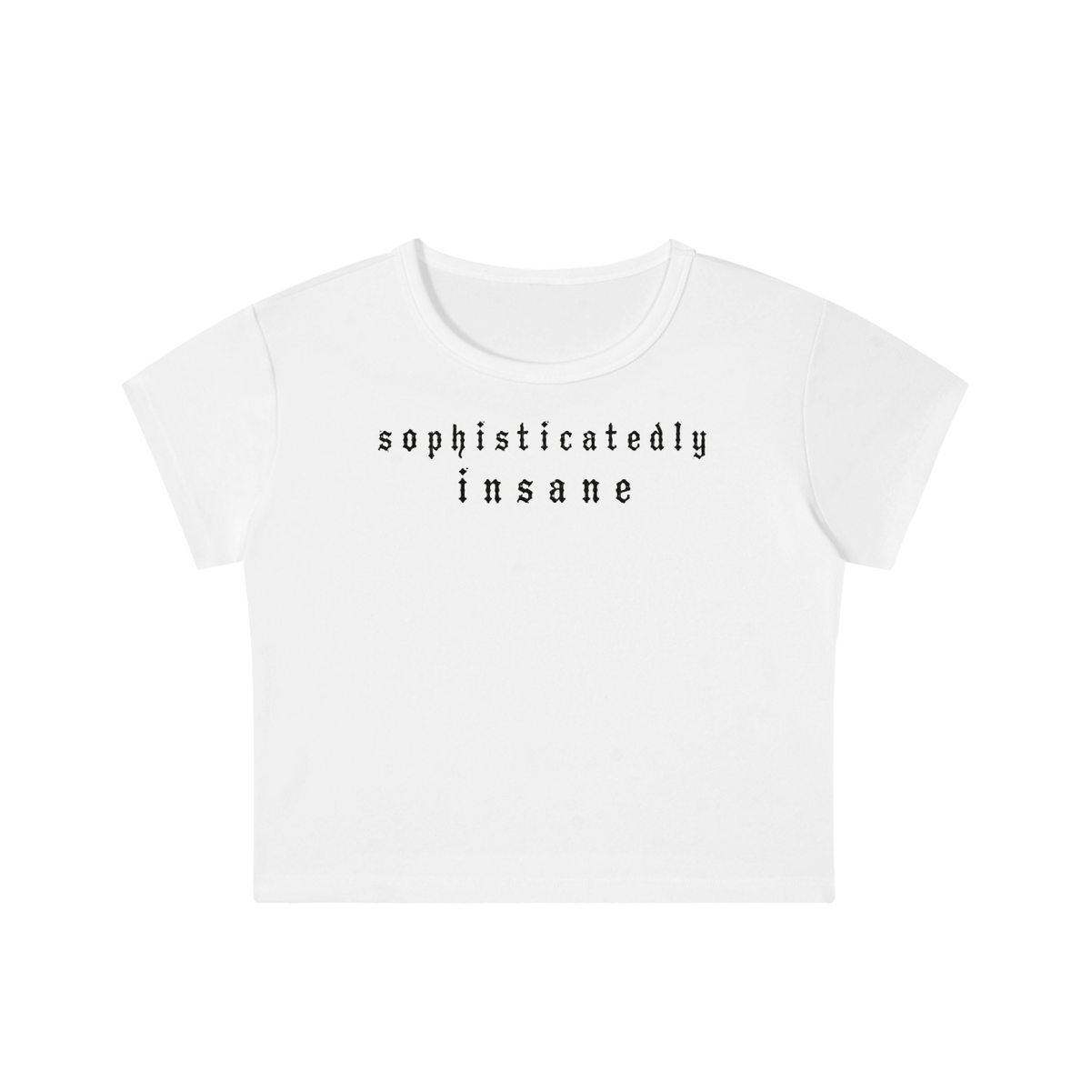Snow Washed Crop Top- SMALL Sizing