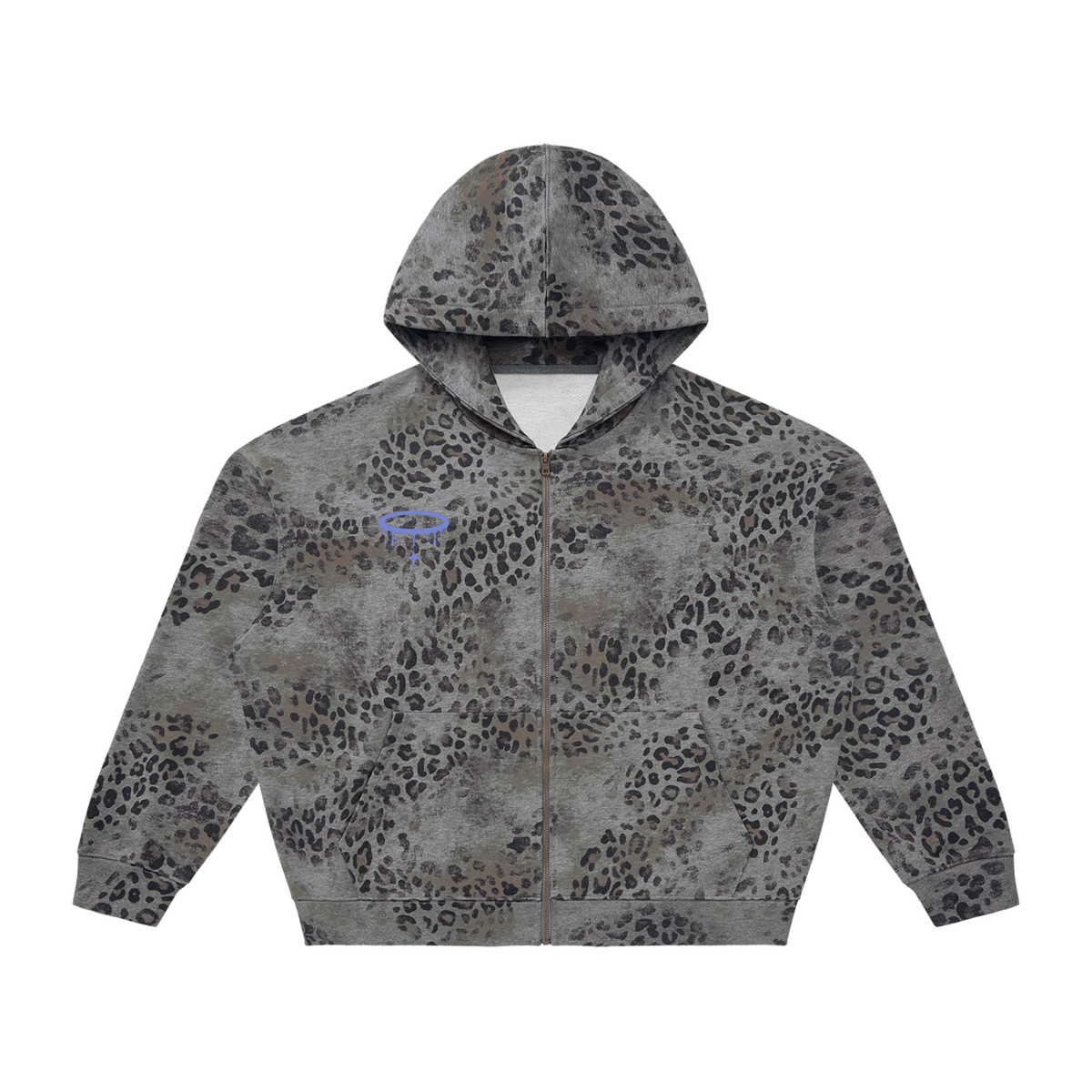 Cheetah Zip Up