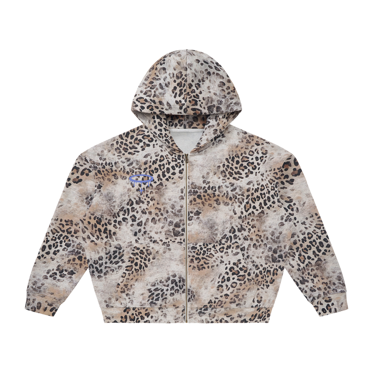 Cheetah Zip Up