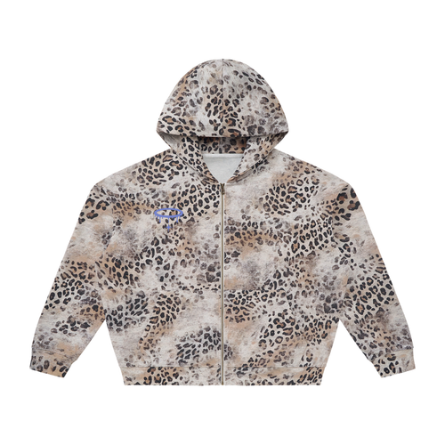 Cheetah Zip Up