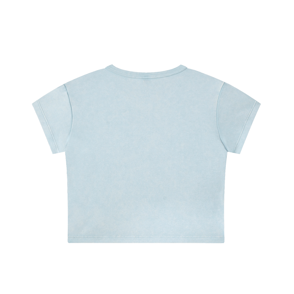 Snow Washed Crop Top- M/ L Sizing