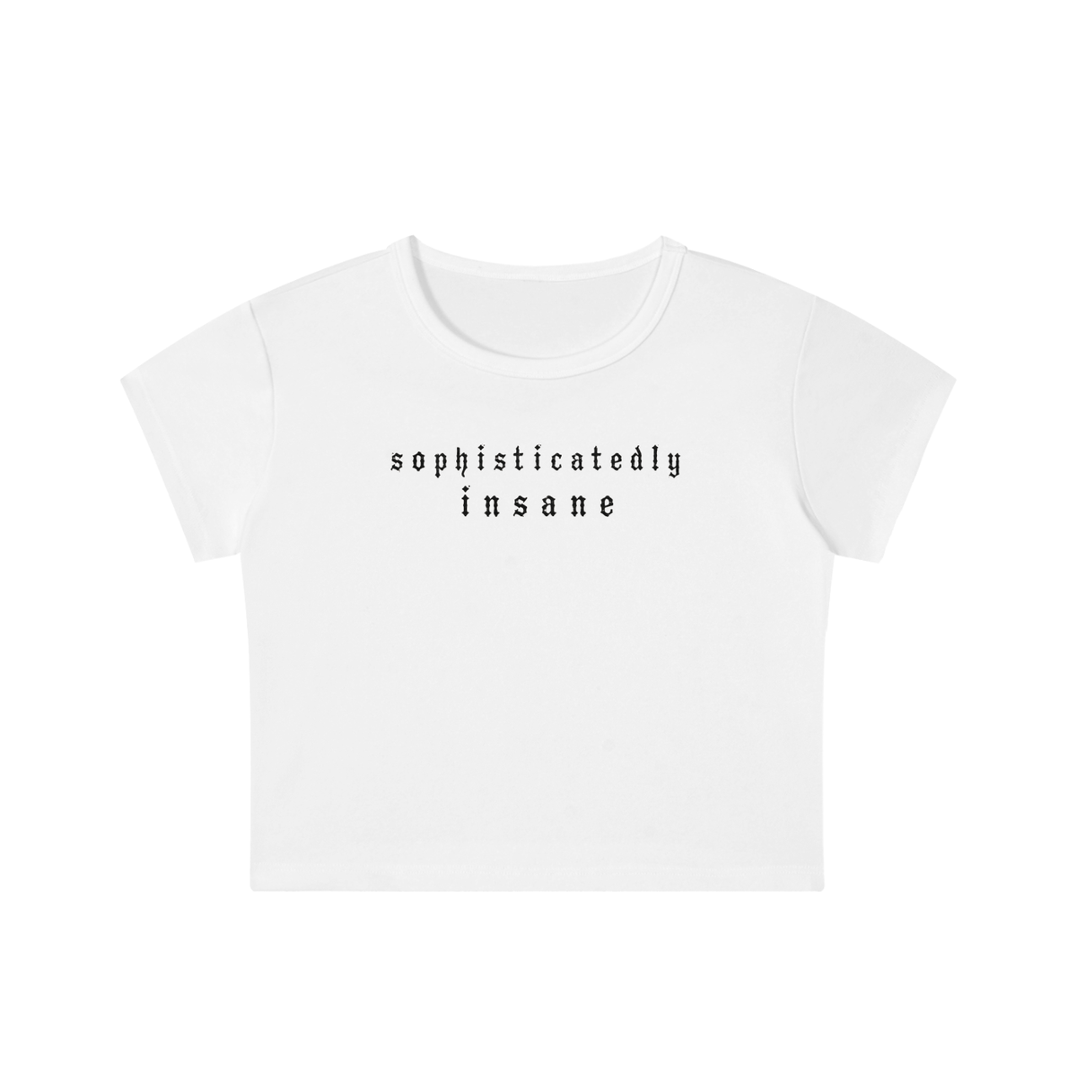 Snow Washed Crop Top- M/ L Sizing