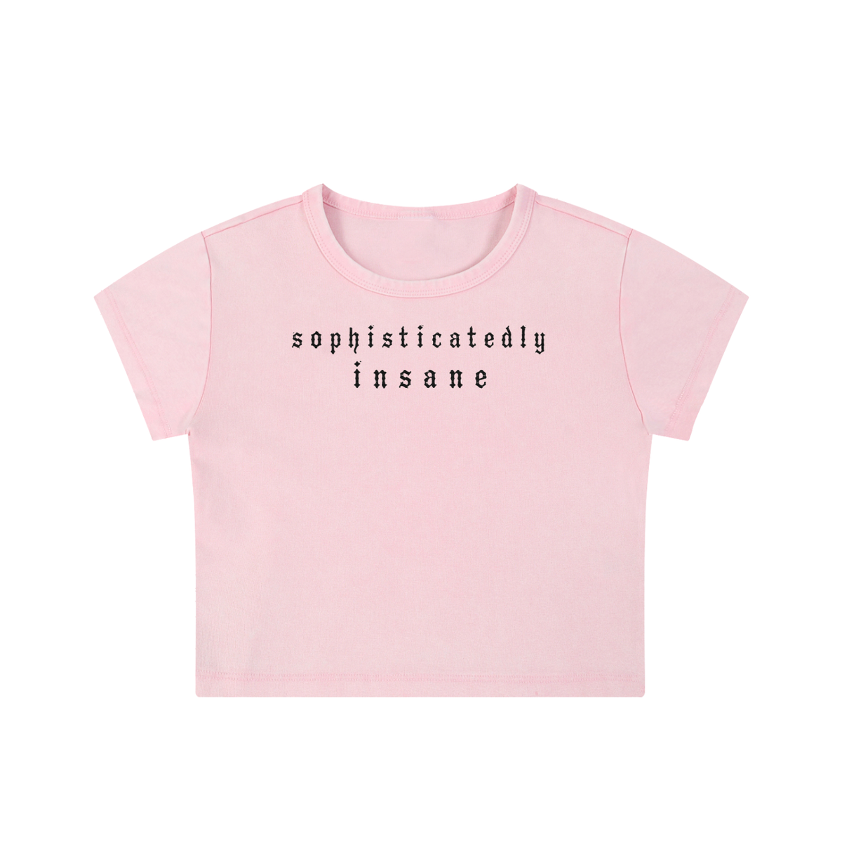 Snow Washed Crop Top- SMALL Sizing